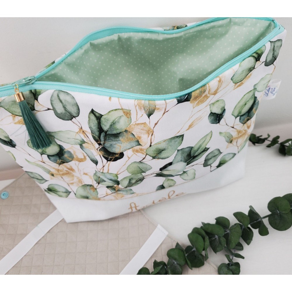 Trousse personnalisée eucalyptus - Cadeaux